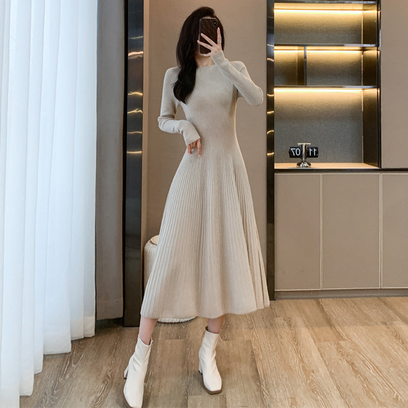 【骨格ストレート】万能ロングニットワンピース