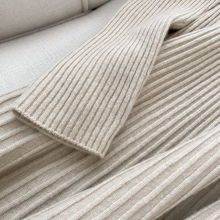 【骨格ストレート】万能ロングニットワンピース