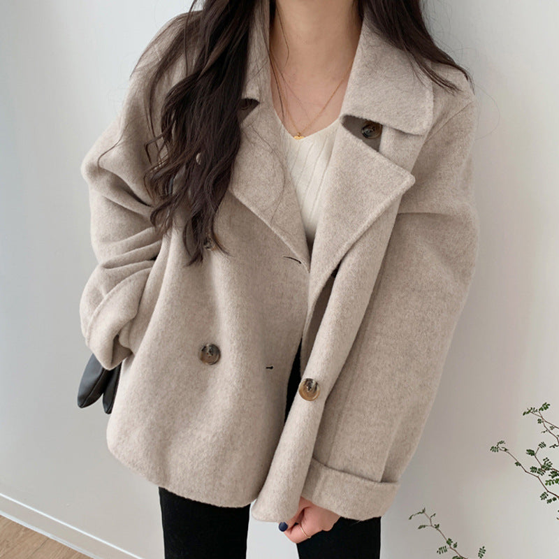 【骨格ストレート】カジュアルジャケットコート